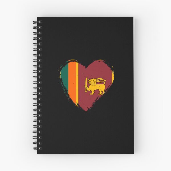 Item preview, Distressed Sri Lanka Flag Heart LK designed and sold by shitpostee.
