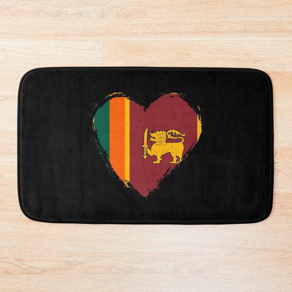 Item preview, Distressed Sri Lanka Flag Heart LK designed and sold by shitpostee.
