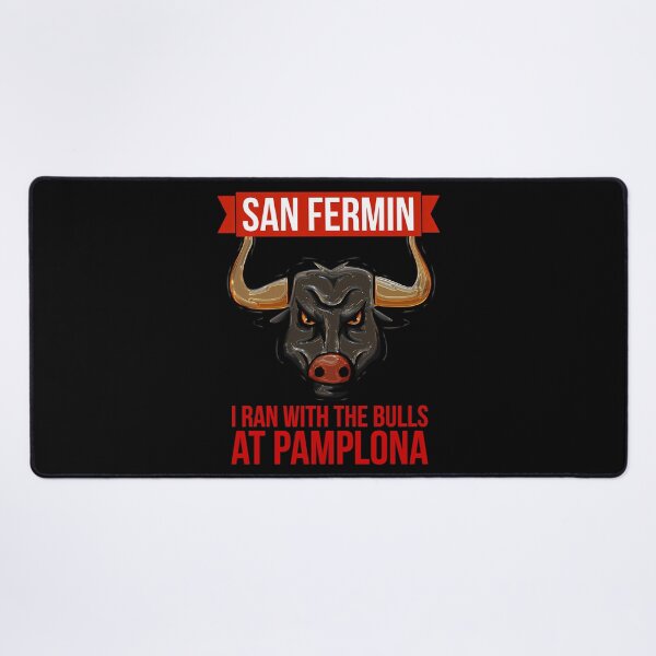 Item preview, SAN FERMIN RUNNING WITH THE BULLS AT PAMPLONA designed and sold by MadeThisFMeS.