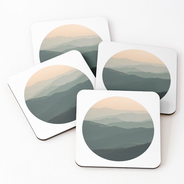 Item preview, Misty Green Mountain Layers Circle designed and sold by Vision Crafted.