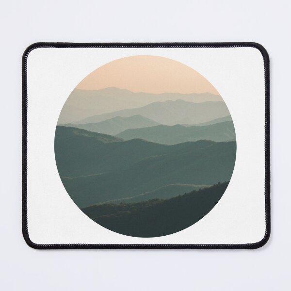 Item preview, Misty Green Mountain Layers Circle designed and sold by Vision Crafted.