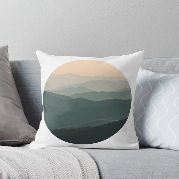 Item preview, Misty Green Mountain Layers Circle designed and sold by Vision Crafted.