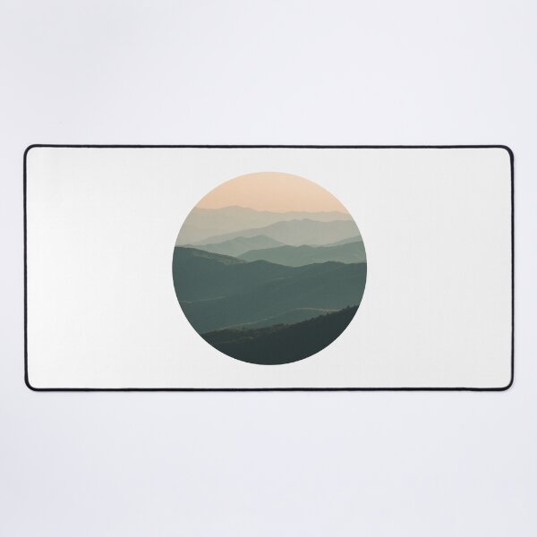 Item preview, Misty Green Mountain Layers Circle designed and sold by Vision Crafted.