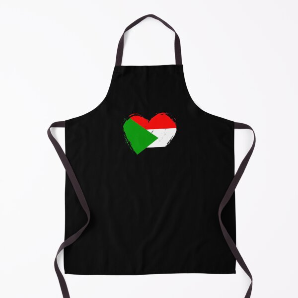 Item preview, Distressed Sudan Flag Heart SD designed and sold by shitpostee.