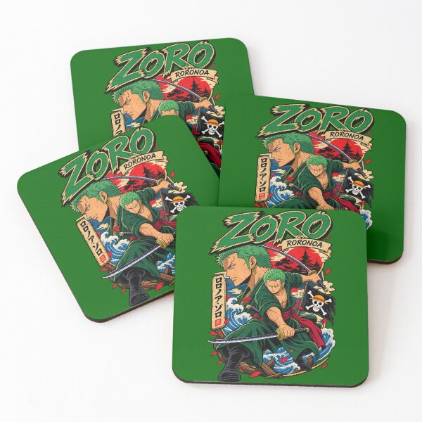 Item preview, Roronoa Zoro – Retro Anime Swordsman designed and sold by Pandaburba.