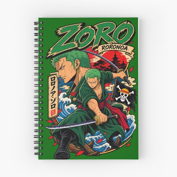 Item preview, Roronoa Zoro – Retro Anime Swordsman designed and sold by Pandaburba.