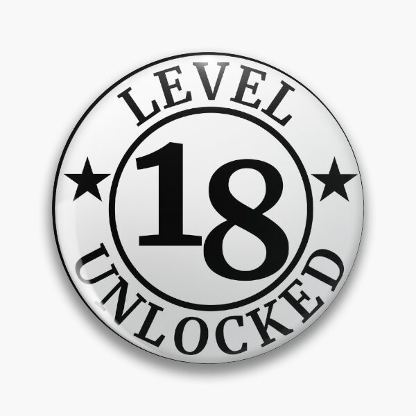 Item preview, Level 18 Unlocked | 18th Birthday Gamer designed and sold by highflycrafts.