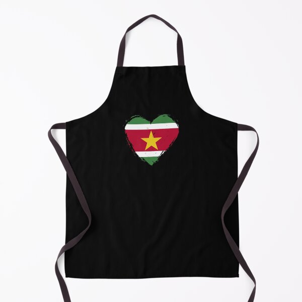 Item preview, Distressed Suriname Flag Heart SR designed and sold by shitpostee.