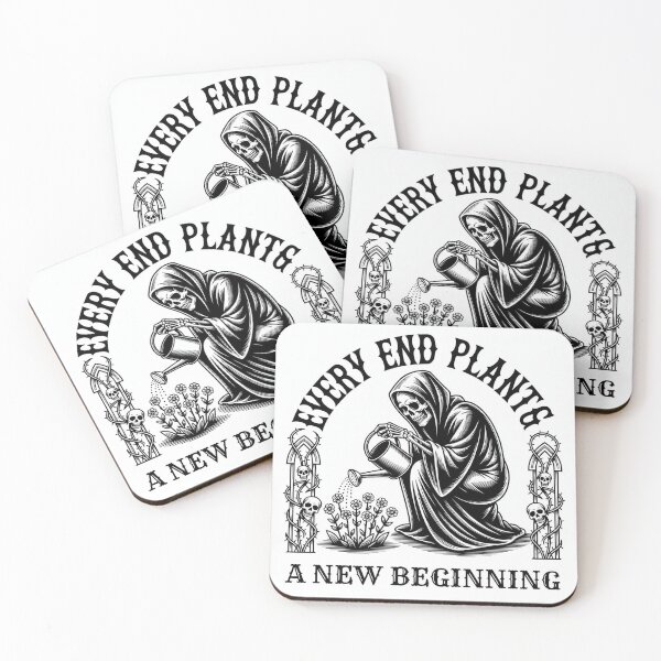 Item preview, Every End Plants a New Beginning Grim Reaper Gardening designed and sold by ElioCantarini9.