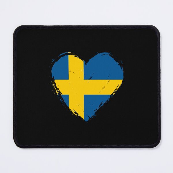 Item preview, Distressed Sweden Flag Heart SE designed and sold by shitpostee.