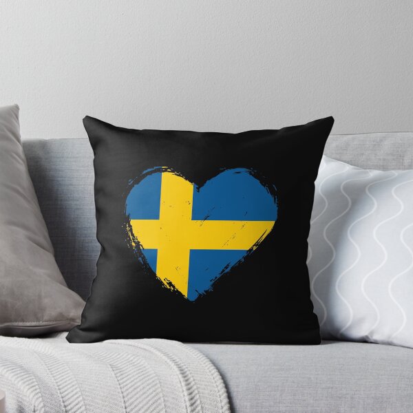 Item preview, Distressed Sweden Flag Heart SE designed and sold by shitpostee.