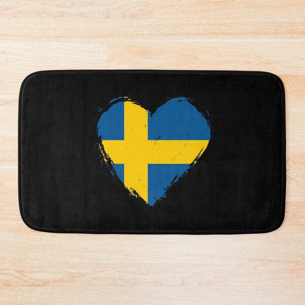 Item preview, Distressed Sweden Flag Heart SE designed and sold by shitpostee.
