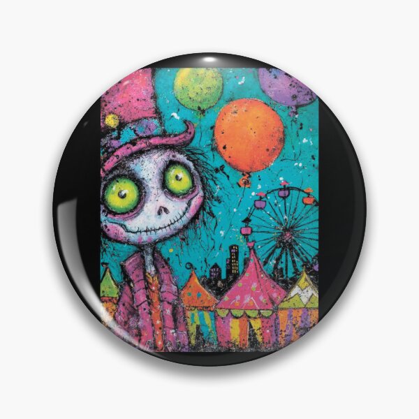 Item preview, Grunge-style Halloween circus designed and sold by MagelliShop.