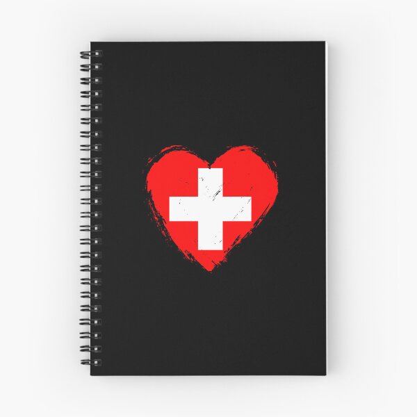 Item preview, Distressed Switzerland Flag Heart CH designed and sold by shitpostee.