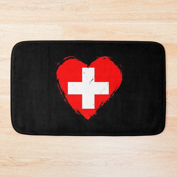Item preview, Distressed Switzerland Flag Heart CH designed and sold by shitpostee.