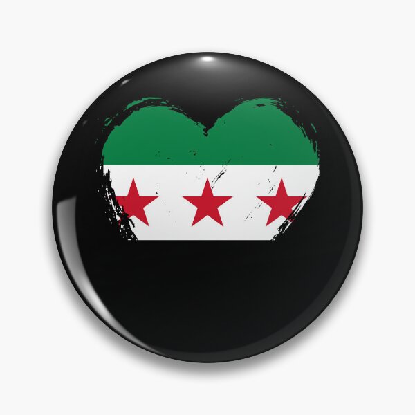 Item preview, Distressed Syria Flag Heart SY designed and sold by shitpostee.