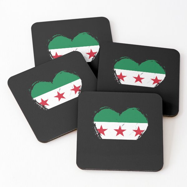 Item preview, Distressed Syria Flag Heart SY designed and sold by shitpostee.