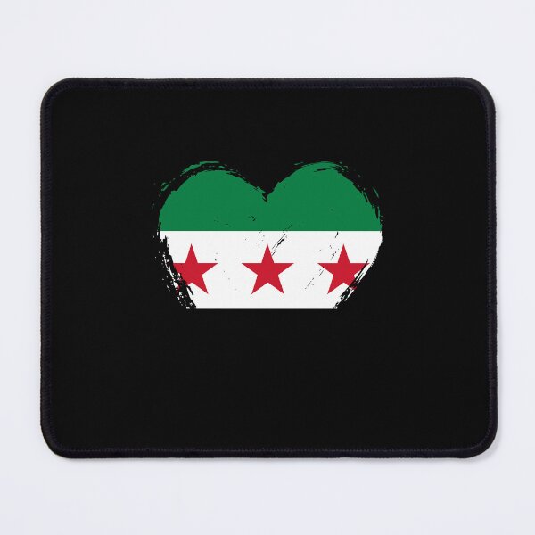 Item preview, Distressed Syria Flag Heart SY designed and sold by shitpostee.