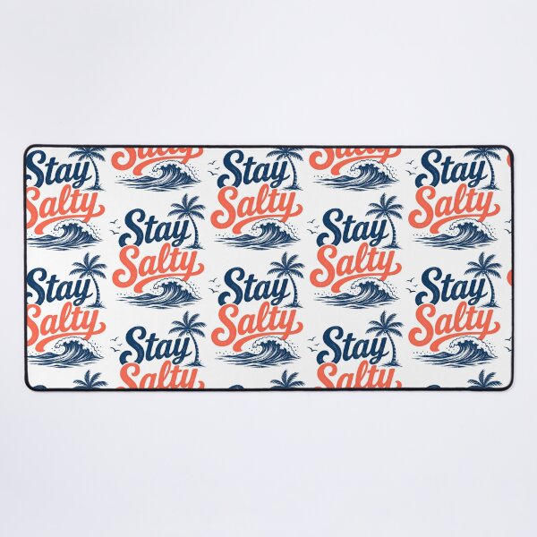 Artikelvorschau, Stay Salty Retro Beach Summer Ocean Waves entworfen und verkauft von rin-aRitzxbc.