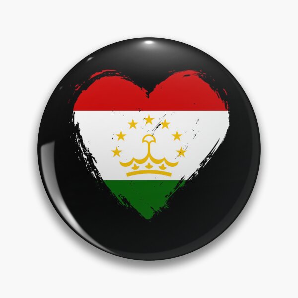 Item preview, Distressed Tajikistan Flag Heart TJ designed and sold by shitpostee.