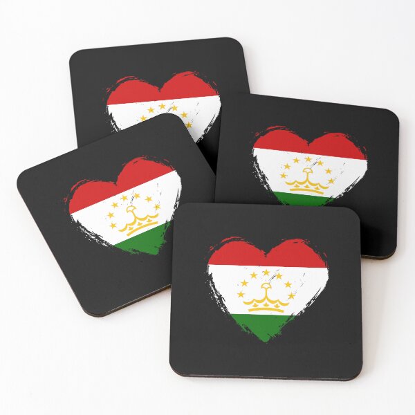 Item preview, Distressed Tajikistan Flag Heart TJ designed and sold by shitpostee.