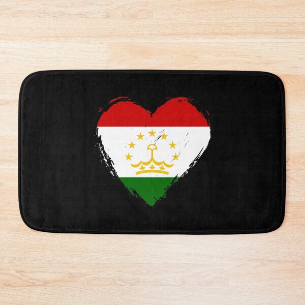 Item preview, Distressed Tajikistan Flag Heart TJ designed and sold by shitpostee.