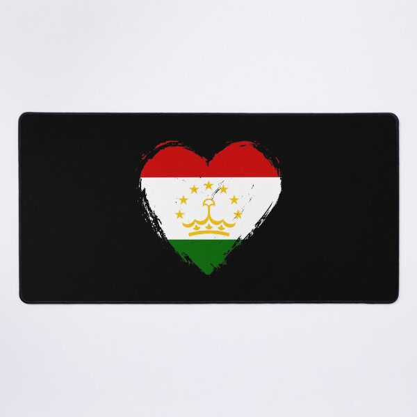 Item preview, Distressed Tajikistan Flag Heart TJ designed and sold by shitpostee.