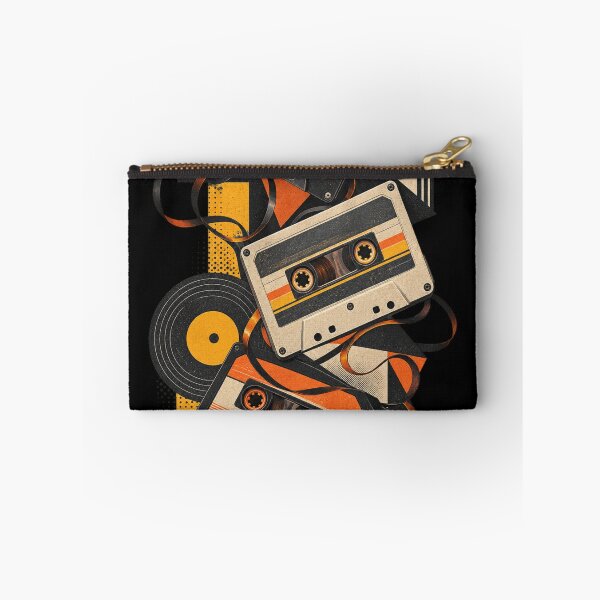 Item preview, Vintage Cassette Tapes Collage – 80s Retro Music Art designed and sold by @SHINTOSARTSTORE.