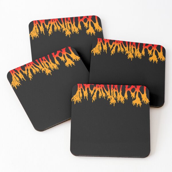 Item preview, Red Yellow Death Metal Typography designed and sold by nucrane82.