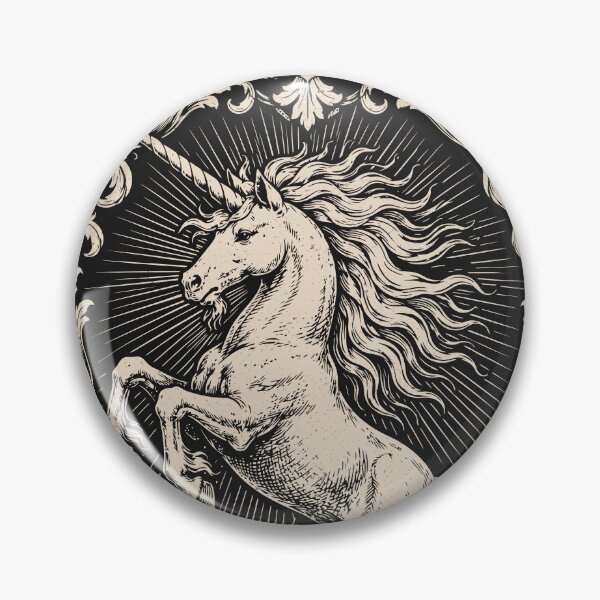 Item preview, Vintage Unicorn Horse Medieval Fantasy Mythical Creature  designed and sold by Y-Vibes.