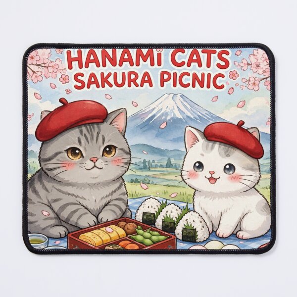 Item preview, Boss Mode Hanami Cats Sakura Picnic Japan Junior 7kg Freda 2kg designed and sold by MAISON SYLVIE.
