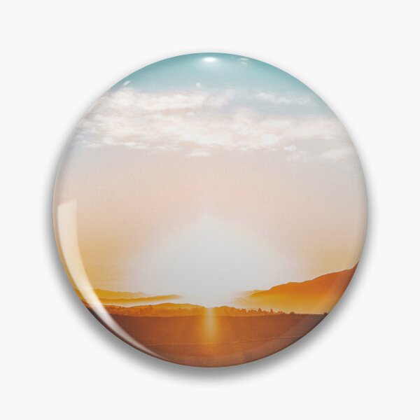 Item preview, Golden Sunrise Mountain Horizon Circle designed and sold by Vision Crafted.