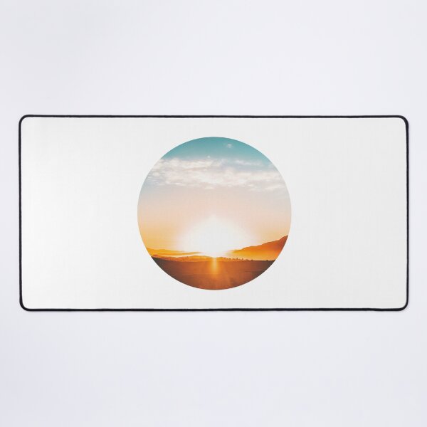 Item preview, Golden Sunrise Mountain Horizon Circle designed and sold by Vision Crafted.