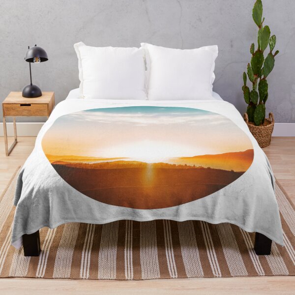 Item preview, Golden Sunrise Mountain Horizon Circle designed and sold by Vision Crafted.