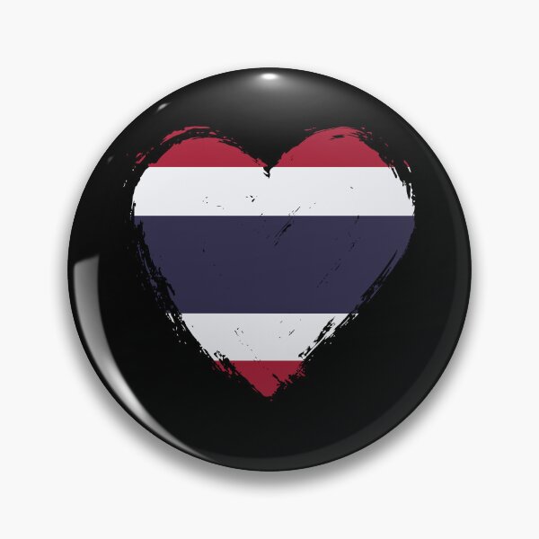 Item preview, Distressed Thailand Flag Heart TH designed and sold by shitpostee.
