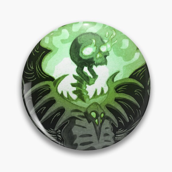 Item preview, XIX Green Skulls designed and sold by RHokeArt.