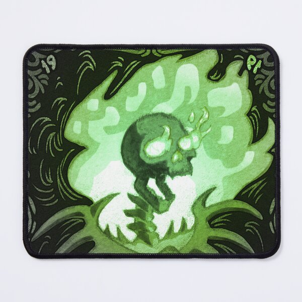 Item preview, XIX Green Skulls designed and sold by RHokeArt.