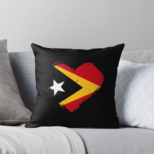 Item preview, Distressed Timor-Leste Flag Heart TL designed and sold by shitpostee.