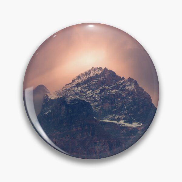 Item preview, Moody Twilight Mountain Peak Circle designed and sold by Vision Crafted.
