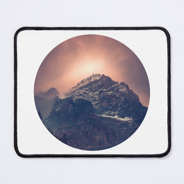 Item preview, Moody Twilight Mountain Peak Circle designed and sold by Vision Crafted.