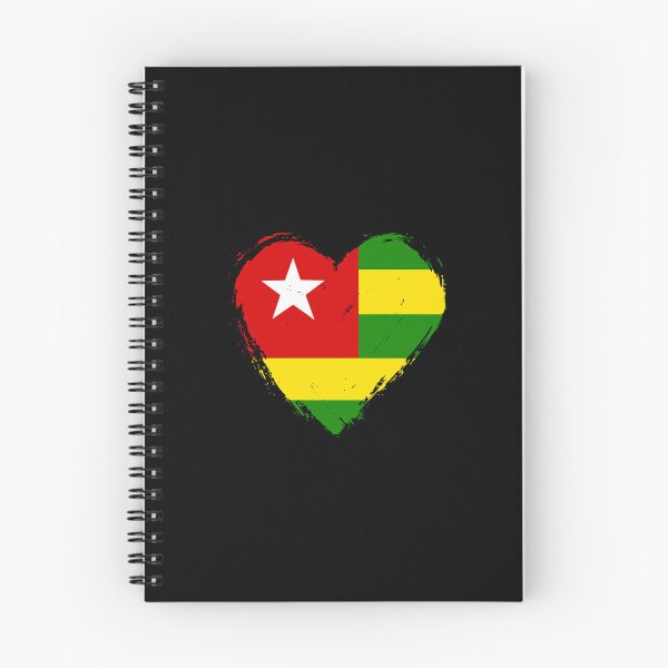 Item preview, Distressed Togo Flag Heart TG designed and sold by shitpostee.