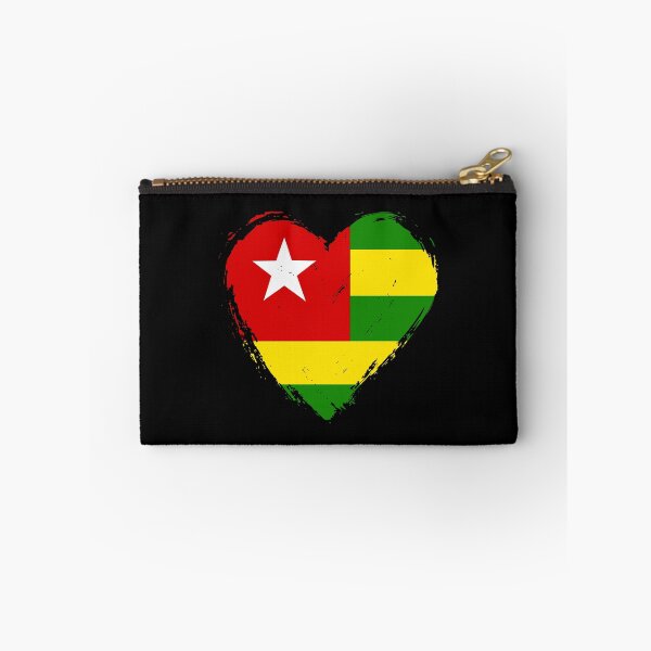 Item preview, Distressed Togo Flag Heart TG designed and sold by shitpostee.
