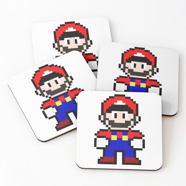 Item preview,     Super Mario 8 Bit Pixel designed and sold by Shiningsticker8.