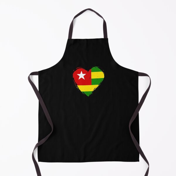 Item preview, Distressed Togo Flag Heart TG designed and sold by shitpostee.
