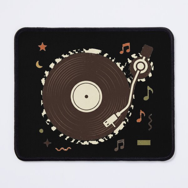Item preview, Retro Vinyl Record with Headphones – Vintage Music Lover Art designed and sold by @SHINTOSARTSTORE.