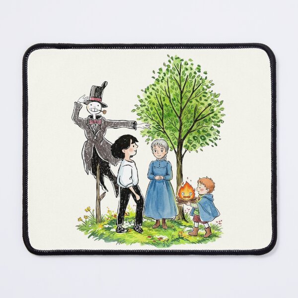 Item preview, Howl, Sophie, Calcifer, and Markl designed and sold by GITTERLU.