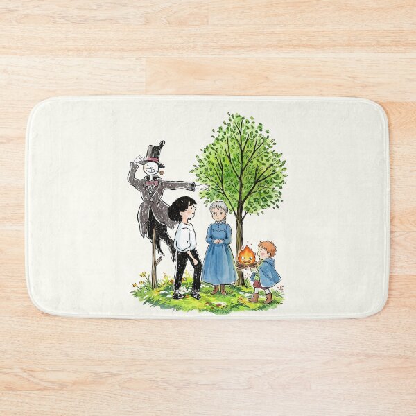 Item preview, Howl, Sophie, Calcifer, and Markl designed and sold by GITTERLU.
