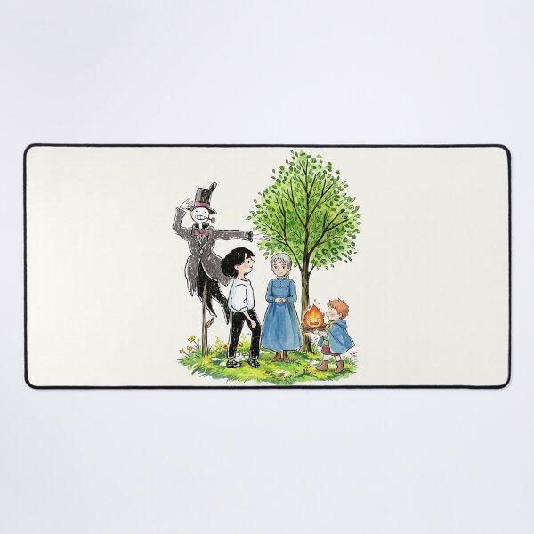 Item preview, Howl, Sophie, Calcifer, and Markl designed and sold by GITTERLU.