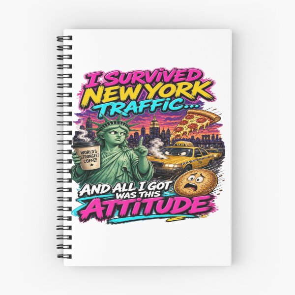 Item preview, I Survived New York Traffic Funny NYC Design designed and sold by Sushikidsntoddlers.