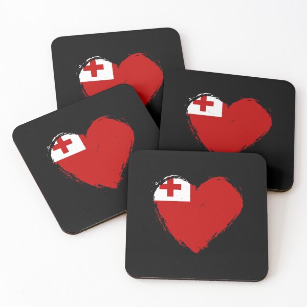Item preview, Distressed Tonga Flag Heart TO designed and sold by shitpostee.